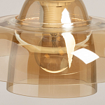 Подвесной светильник с двухъярусным плафоном цвета янтарь Honey Layer варинант исполнения - 8 | Loft Concept в Новосибирске