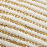 Чехол на подушку горчичного цвета с бахромой и объемным узором Ethnic mix варинант исполнения - 2 | Loft Concept в Новосибирске