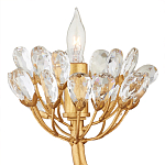 Люстра золотая в виде растения Golden Flower Glade варинант исполнения - 2 | Loft Concept в Новосибирске