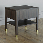 Прикроватная тумбочка с ящиком Elsa Dreams Walnut варинант исполнения - 4 | Loft Concept в Новосибирске