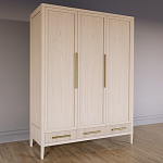 Большой Шкаф Primo Светлый дуб с 3 дверьми и 3 выдвижными ящиками варинант исполнения - 2 | Loft Concept в Новосибирске