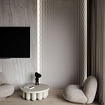 Гипсовая 3D Панель M-16 варинант исполнения - 1 | Loft Concept в Новосибирске