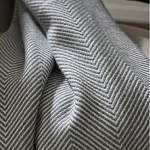 Плед из шерсти мериноса серого цвета 130×180 см Gray Waves варинант исполнения - 6 | Loft Concept в Новосибирске