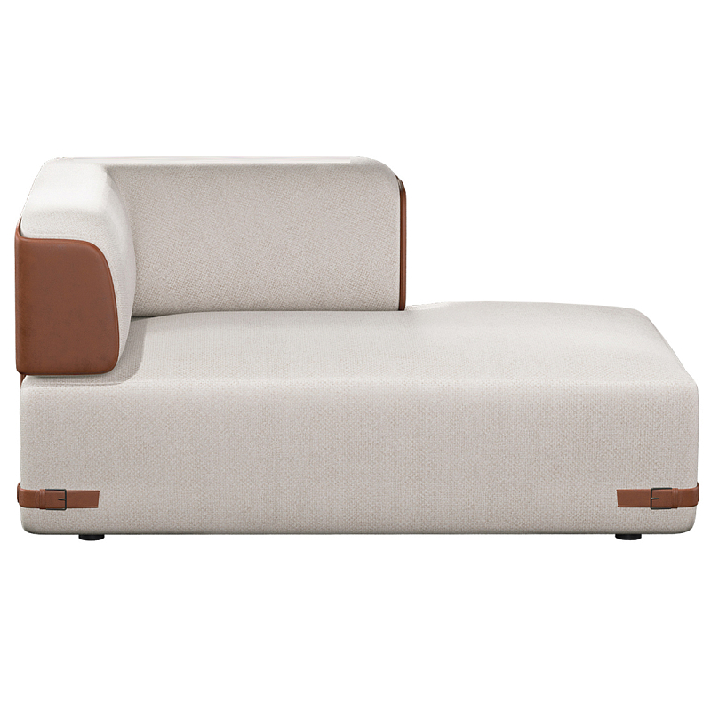 Кушетка Richmond  Молочный Коричневый в Новосибирске | Loft Concept 