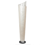 Торшер из перламутра на металлическом каркасе Indonesian Spiral варинант исполнения - 1 | Loft Concept в Новосибирске