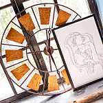 Часы настенные из металла в стиле лофт Clock with History варинант исполнения - 3 | Loft Concept в Новосибирске