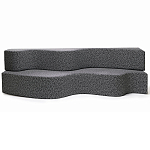 Дизайнерский модульный диван волнистой формы с цветным принтом Poltronova Superonda Sofa варинант исполнения - 14 | Loft Concept в Новосибирске