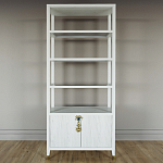 Стеллаж со стеклянными полками Elsa Dreams White варинант исполнения - 6 | Loft Concept в Новосибирске