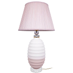 Настольная лампа керамическая Pink lampshade варинант исполнения - 2 | Loft Concept в Новосибирске