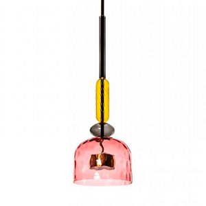 Светильник Flauti Pink Yellow D20 см