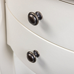 Белая тумба на фигурных ножках Shelby варинант исполнения - 4 | Loft Concept в Новосибирске