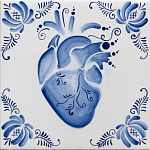 Плитка с узором Мое сердце варинант исполнения - 2 | Loft Concept в Новосибирске