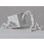 Скульптура «Окаменелый рост», Белый объект варинант исполнения - 1 | Loft Concept в Новосибирске