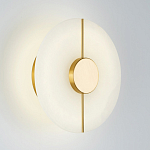 Бра с плафоном из камня в форме диска Buccio Stone Disk Wall Lamp варинант исполнения - 2 | Loft Concept в Новосибирске