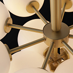 Люстра круглая со стеклянными сферами Maleficent варинант исполнения - 3 | Loft Concept в Новосибирске