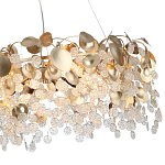 Люстра с декоративными подвесками из прозрачного стекла в форме монеток FAIRYTREE Light варинант исполнения - 11 | Loft Concept в Новосибирске