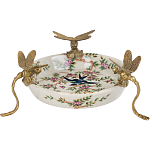 Блюдо фарфоровое Полет стрекоз Jita варинант исполнения - 1 | Loft Concept в Новосибирске