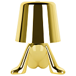 Настольная лампа фигурная цвета золото с гладким абажуром Высота 17 см Sophia варинант исполнения - 6 | Loft Concept в Новосибирске