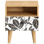Прикроватная тумба с изображением на ящике Elise Nightstand варинант исполнения - 19 | Loft Concept в Новосибирске
