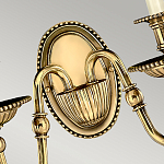 Бра с 2-мя бежевыми абажурами в классическом стиле Hinkley варинант исполнения - 5 | Loft Concept в Новосибирске