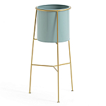 Кашпо из металла и латуни Elegance Elevated Planters  варинант исполнения - 1 | Loft Concept в Новосибирске