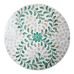 Столик с инкрустацией с перламутровым узором Eight варинант исполнения - 2 | Loft Concept в Новосибирске