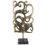 Маска ручной работы деревянная резная Mask Abstraction варинант исполнения - 1 | Loft Concept в Новосибирске