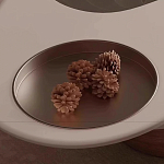 Журнальный столик фигурный со стеклянной столешницей Table Drop варинант исполнения - 6 | Loft Concept в Новосибирске