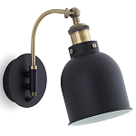 Бра с черным плафоном из металла Roomsy варинант исполнения - 1 | Loft Concept в Новосибирске