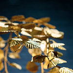 Люстра золотая с декором в виде веток эвкалипта Eucalyptus Branches варинант исполнения - 6 | Loft Concept в Новосибирске