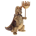 Подсвечник в виде дракона Dragon candlestick Green Gold Brown L or R варинант исполнения - 6 | Loft Concept в Новосибирске