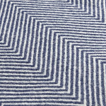Плед из шерсти мериноса темно-синего цвета 130×180 см Indigo Waves варинант исполнения - 2 | Loft Concept в Новосибирске