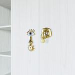 Большой шкаф с витриной Elsa Dreams White варинант исполнения - 4 | Loft Concept в Новосибирске