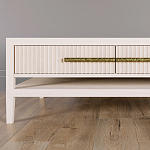 Кофейный стол Primo с двумя ящиками Светлый дуб варинант исполнения - 3 | Loft Concept в Новосибирске