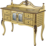 Комод деревянный Illustration of flowers варинант исполнения - 4 | Loft Concept в Новосибирске