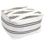 Пуф  Black and White Stripe варинант исполнения - 1 | Loft Concept в Новосибирске