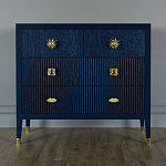 Бельевой Комод с 4 ящиками Elsa Dreams Blue варинант исполнения - 5 | Loft Concept в Новосибирске