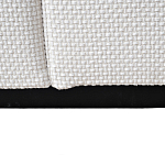 Дизайнерское кресло мягкое с обивкой из рогожки кремового цвета Decoration of Everything варинант исполнения - 3 | Loft Concept в Новосибирске