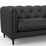 Мебельная ткань Шенилл темно-серый цвет 138 см T4-40 варинант исполнения - 4 | Loft Concept в Новосибирске