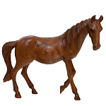 Статуэтка из дерева суар дикая лошадь Wild Horses варинант исполнения - 3 | Loft Concept в Новосибирске