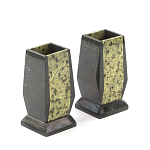 Настольный письменный набор из змеевика с часами и таблетницей Successful Leader варинант исполнения - 3 | Loft Concept в Новосибирске