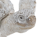 Статуэтка черепаха с ажурным панцирем и детализированной текстурой в белом цвете Marine Accessories варинант исполнения - 5 | Loft Concept в Новосибирске