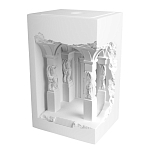 Встраиваемый в стену гипсовый светильник под покраску с колоннами и арками в античном стиле Antiquity Athena варинант исполнения - 2 | Loft Concept в Новосибирске