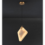 Подвесной светильник фигурный плафон Stone Polygon варинант исполнения - 1 | Loft Concept в Новосибирске