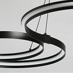 Люстра подвесная светодиодная в виде волнообразной ленты Ribbon Vortex варинант исполнения - 11 | Loft Concept в Новосибирске