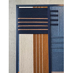 Панно из шнура Синяя геометрическая абстракция wall panel line Blue варинант исполнения - 3 | Loft Concept в Новосибирске