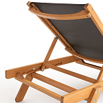 Шезлонг из текстиля и эвкалипта Power of Nature варинант исполнения - 4 | Loft Concept в Новосибирске