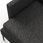 Мебельная ткань Шенилл темно-серый цвет 138 см T4-40 варинант исполнения - 3 | Loft Concept в Новосибирске