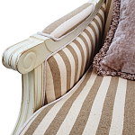 Кресло в полоску в стиле прованс Modeste Provence Armchair варинант исполнения - 2 | Loft Concept в Новосибирске
