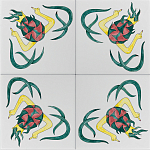 Плитка дизайнерская Драконий фрукт варинант исполнения - 1 | Loft Concept в Новосибирске